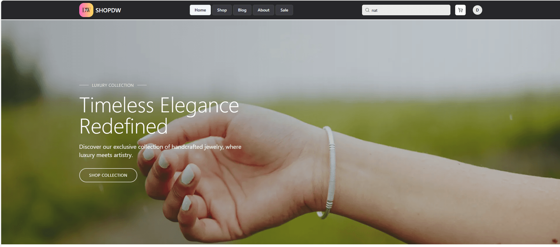 Shop-DW - Luxury Ecommerce