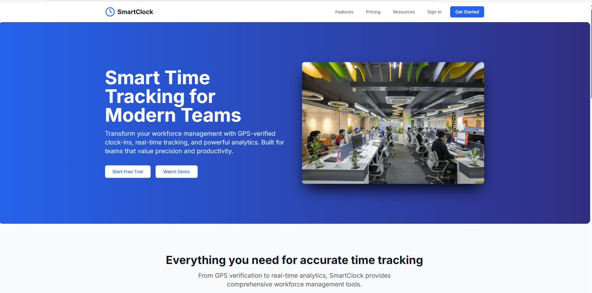 SmartClock - Time Tracking SaaS